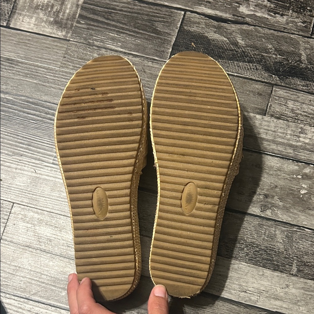 Women's Tan Slide Sandals - Picture 3 of 4